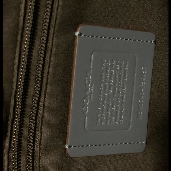 Coach slim leather brief - unisex - denim blue - Picture 5 of 6